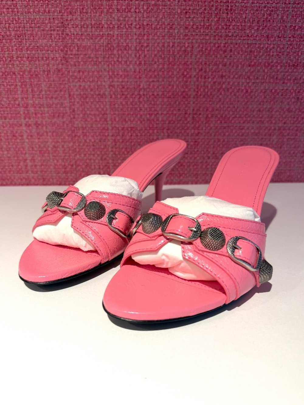 Balenciaga Cagole Mule Heels Sweet Pink EU36 / US6-6.5 NIB